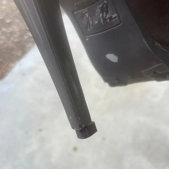 XHILARATION HIGH HEELED PLATFORM HIKING LACE UP BOOTS - Picture 9 of 11